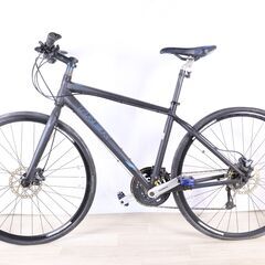 FZB74 TREK FX 7.4 ロードバイク 黒 青 27インチ seven.four 17.5 44.5cm 