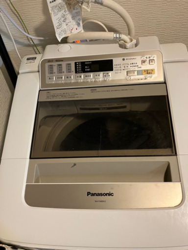 【取引済】使い勝手よし！　洗濯機　Panasonic NA-FA80H2