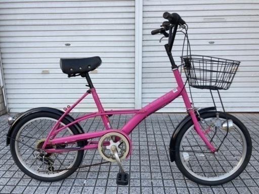 【20インチ自転車】6段変速付　前後タイヤ、チューブ、ブレーキシュー新品❗️若林自転車　膳所店　SALE中❗️