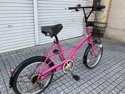 【20インチ自転車】6段変速付　前後タイヤ、チューブ、ブレーキシュー新品❗️若林自転車　膳所店　SALE中❗️