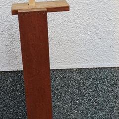 木製消毒液フットスタンドの画像