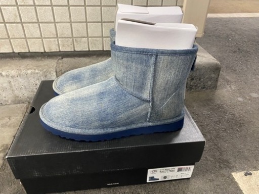 限定色　UGG アグ クラシック デニム ブーツ  ムートン 27