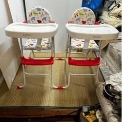 ★値下げ★カトージベビーチェアー(中古)2つセット