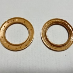 カーテン用ハトメ 48個 木目印刷 プラスチック カーテングロメット カーテンリングの画像