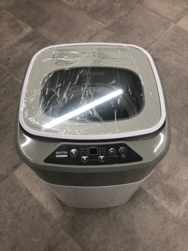 【中古品】ベステック 全自動洗濯機 3.8kg BTWA01 2019年製