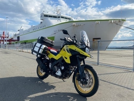 スズキVストローム1050XT。ワンオーナー、オプション多数。東京都品川区発