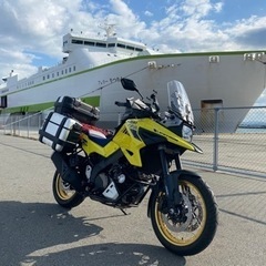 スズキVストローム1050XT。ワンオーナー、オプション多数。東...