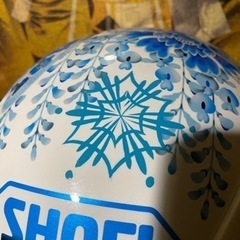 廃番SHOEI Z7 グラフィックモデル Mサイズ 美品 ピンストライプ入りの画像