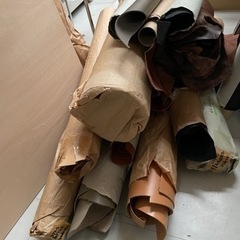 レザー端材いろいろの画像