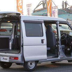 【自社ローン対応】H28年(2016年)　ダイハツ ハイゼットカーゴ デラックス☆シルバー・１年保証・２年車検付き・整備渡の画像