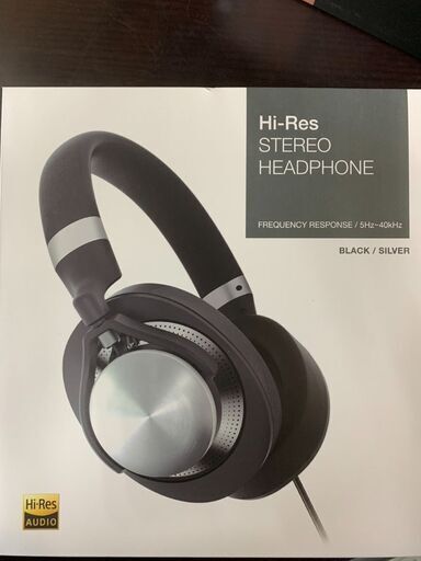 STAYER 　Hi-Res STEREO ヘッドホン ブラックシルバー