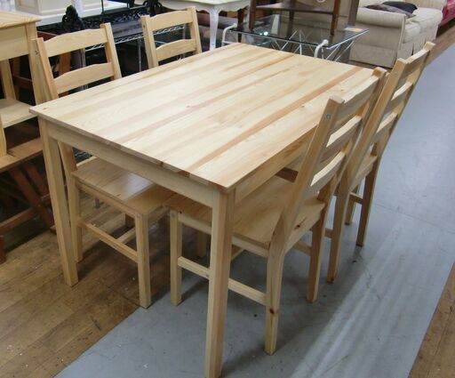 15353 関家具 ダイニングテーブルセット 椅子2脚 ◇大阪市内・東大阪市