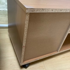 テレビ台　引き出し・キャスター付きの画像