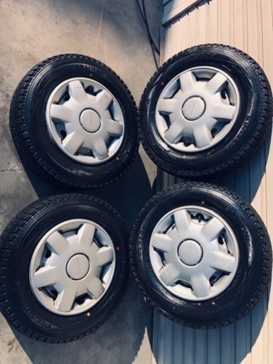 軽自動車用ホイール付きバリ山スタッドレス4本組