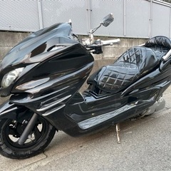 スピーカー４発付き‼︎ 【YAMAHA マジェスティ】オールブラ...