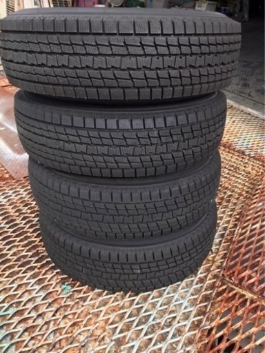 バリ山　グッドイヤー　スタッドレスタイヤ　195/80R15 ジムニー　シエラ　ホイール4本セット