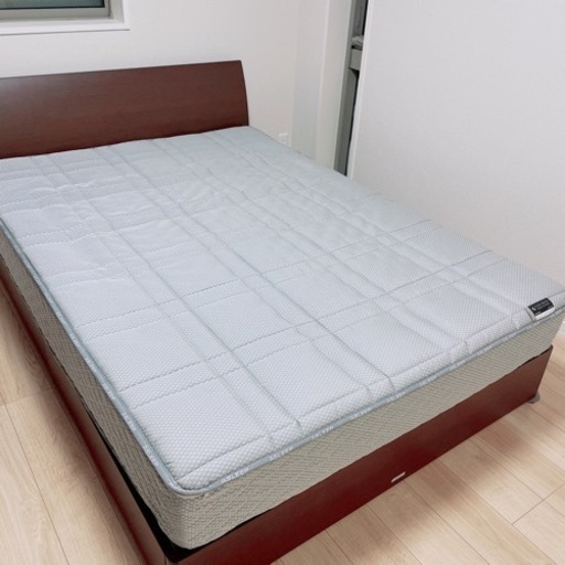 【受け渡し予定者決定しました】ベッド ダブル ASLEEP マットレス フレーム セット