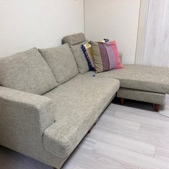 (受け渡し決まりました)L字型ソファーあげます。の画像