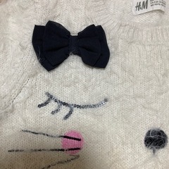 H&M のシャギーセーター　110〜115の画像