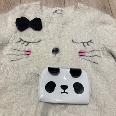 H&M のシャギーセーター　110〜115の画像