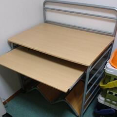 ★木目調パソコンデスク★の画像