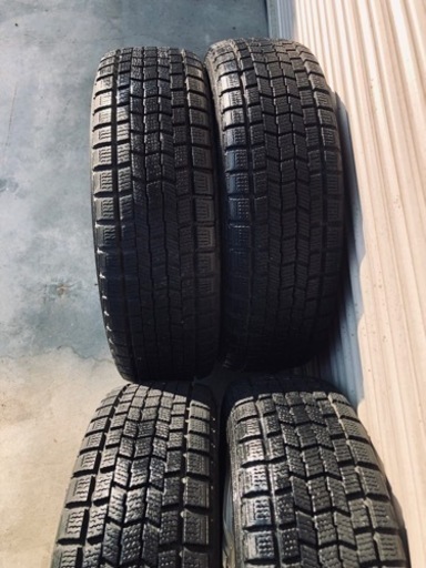 冬タイヤ 155/65R14 アルミ付きバリ山スタッドレス4本組