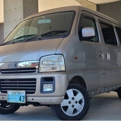 エブリイワゴン　ジョイポップターボPZ 4WD 車検R5年12月