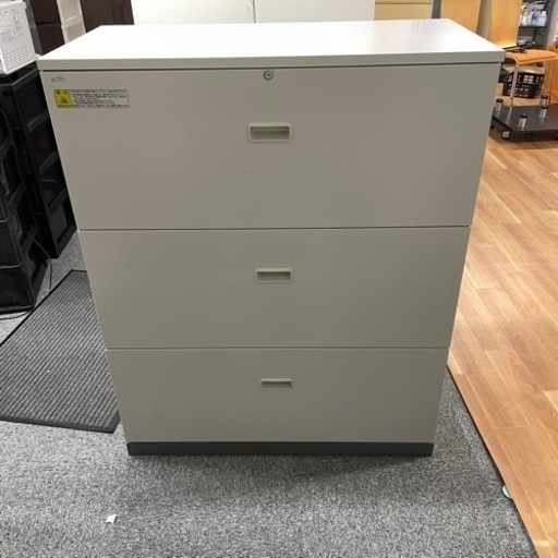 オフィス家具 引き出し3段 キャビネット 書庫
