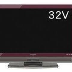 SHARP/シャープ ハイビジョン液晶テレビ 32型 ブルーレイ...