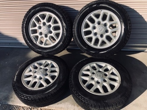 冬タイヤ 195/65R15 日産純正アルミ付きバリ山スタッドレス