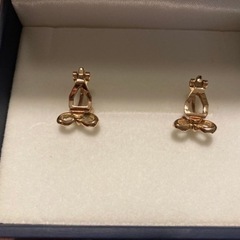 リボン　イヤリング(クリップタイプ)の画像