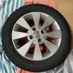スタッドレスタイヤ、スズキ純正ホイール(155/65/R14)