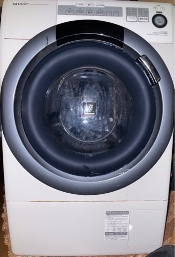 ドラム式洗濯乾燥機　SHARP ES-S7C 2019年購入