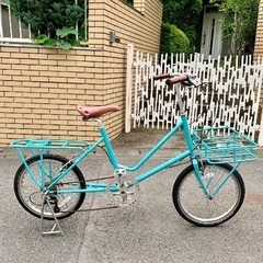 自転車 EBS LEAF-LONG ターコイズブルー