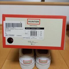 値下げしました‼️HUNTER スリッポンスニーカー美品！の画像