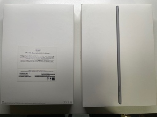 超美品！早い者勝ち！ほぼ未使用！Apple iPad7 第7世代  32GB スペースグレー SIMロック解除済みWi-Fi+cell