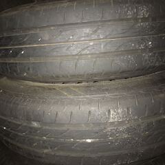 145/80R13 ダイハツ　タント　ブリヂストンネクストリー18年　4本　ムーブ　ハブ径54mm pcd 100 4穴　鉄ホイール エコピアの画像