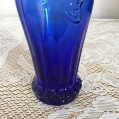 Coca-Cola ロイヤルブルー グラス 非売品 の画像