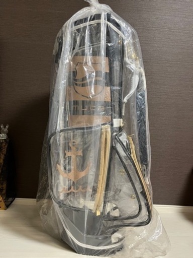 人気のmutaマリンのクリアキャディーバッグ！！ブラック/ベージュ！レディース