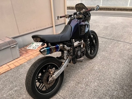 ホンダAX-1カスタム250ccワンオフマフラー