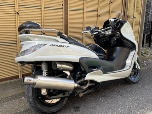 ライトカスタム‼︎ 【YAMAHA グランドマジェスティ】ホワイトカラー‼︎