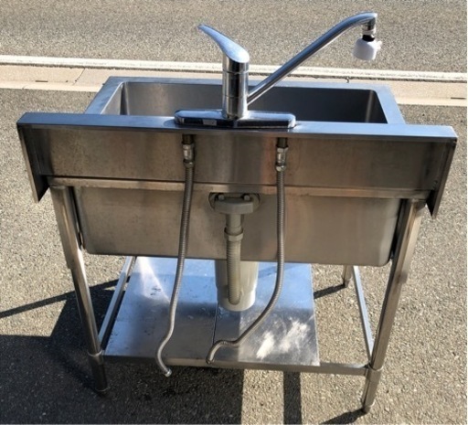 ⭐︎中古品　1槽シンク　900×750×800mm   厨房用品⭐︎