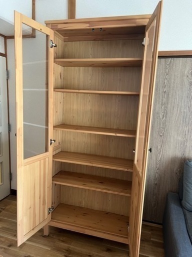 【お取引き中】IKEA 食器棚　飾り棚　