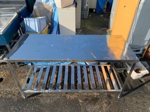 【引き取り限定】ステンレス製作業台