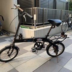 【本日引取限定】折りたたみ自転車　サーフラック付き