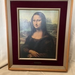 モナリザ　ポスター画　キズ有りです