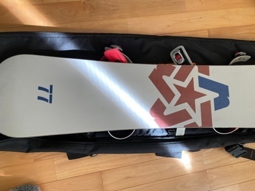 最終　美品　スノーボード　バートン　Burton ケース付　レッド　10万で購入