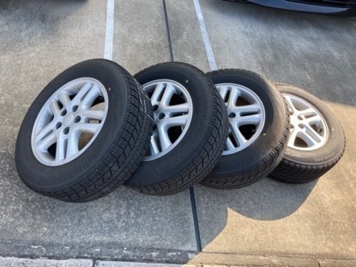 お話中　スタットレスタイヤ　20系ヴェルファイア　アルファード
