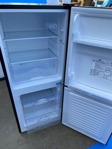2021年製?ニトリ 106L 直冷式2ドア冷蔵庫 Nグラシア BK(1009c)