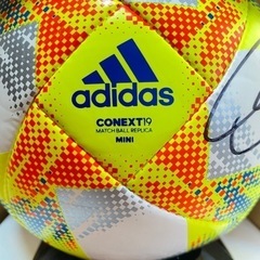 サッカーボールのミニレプリカの画像